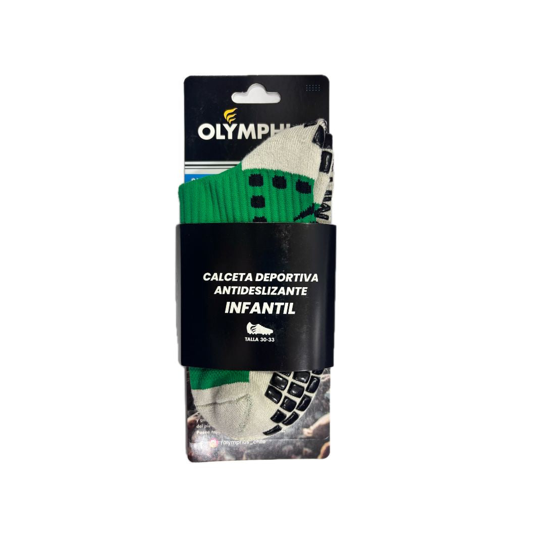 CALCETA ANTIDESLIZANTE OLYMPHUS INFANTIL 30-33