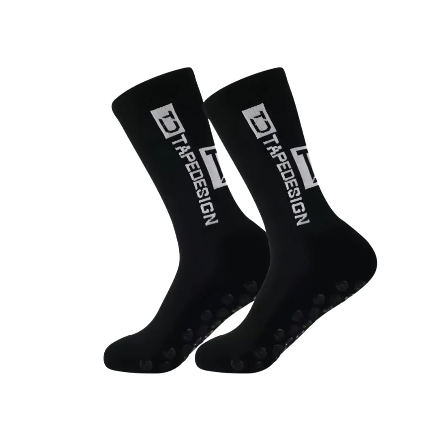 CALCETA ANTIDESLIZANTE TAPEDESIGN ADULTO NEGRO