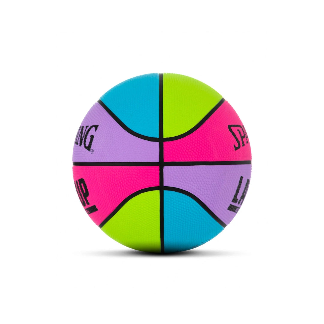 BALON BASQUETBOL SPALDING LAY UP Nº3 MULTICOLOR