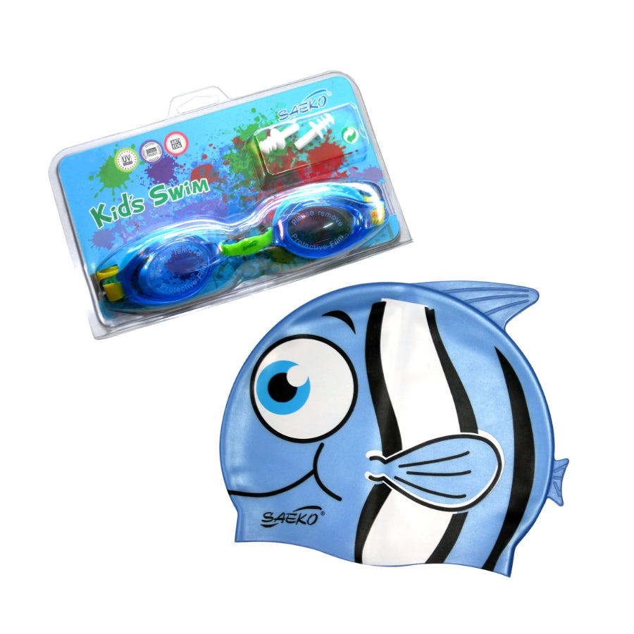 SET NATACION SAEKO JUNIOR AZUL