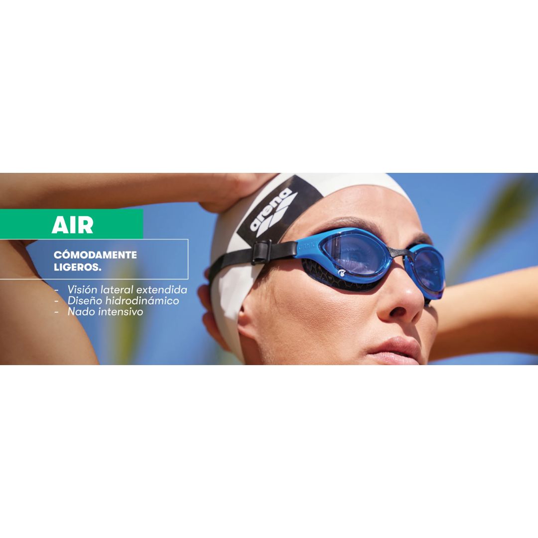 LENTES NATACIÓN ARENA AIR-SOFT SMOKED