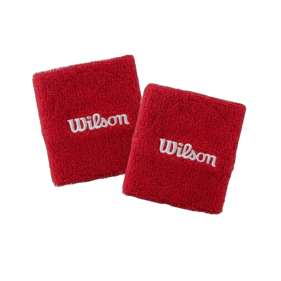 MUÑEQUERA TOALLA WILSON DOBLE ROJO