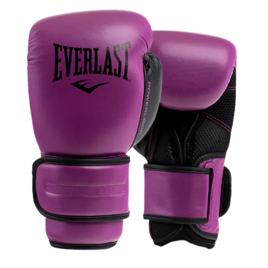GUANTE BOX EVERLAST POWERLOCK 2 TR HOOK&LOOP MORADO