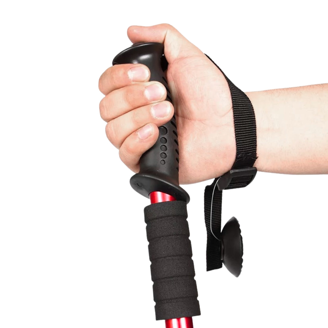 PAR BASTON TREKKING ROJO