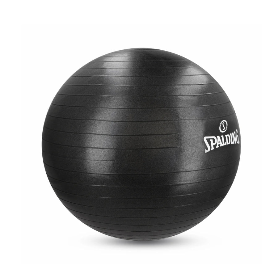 BALON PILATES SPALDING 75CM NEGRO