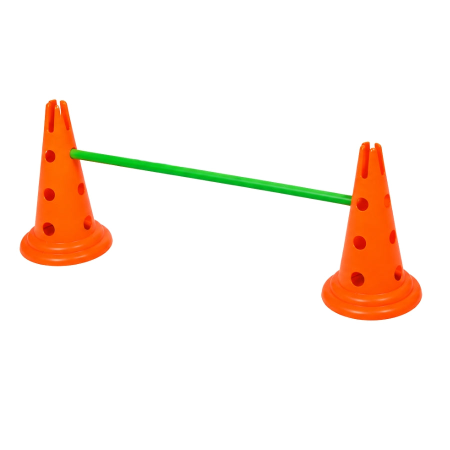 SET 2 CONOS PERFORADOS 12" (30,5CM) + 1 VARA 1MT
