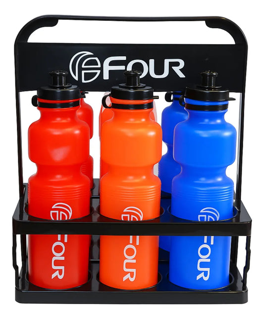 PORTA 6 BOTELLAS FOUR PLEGABLE INCLUYE BOTELLAS