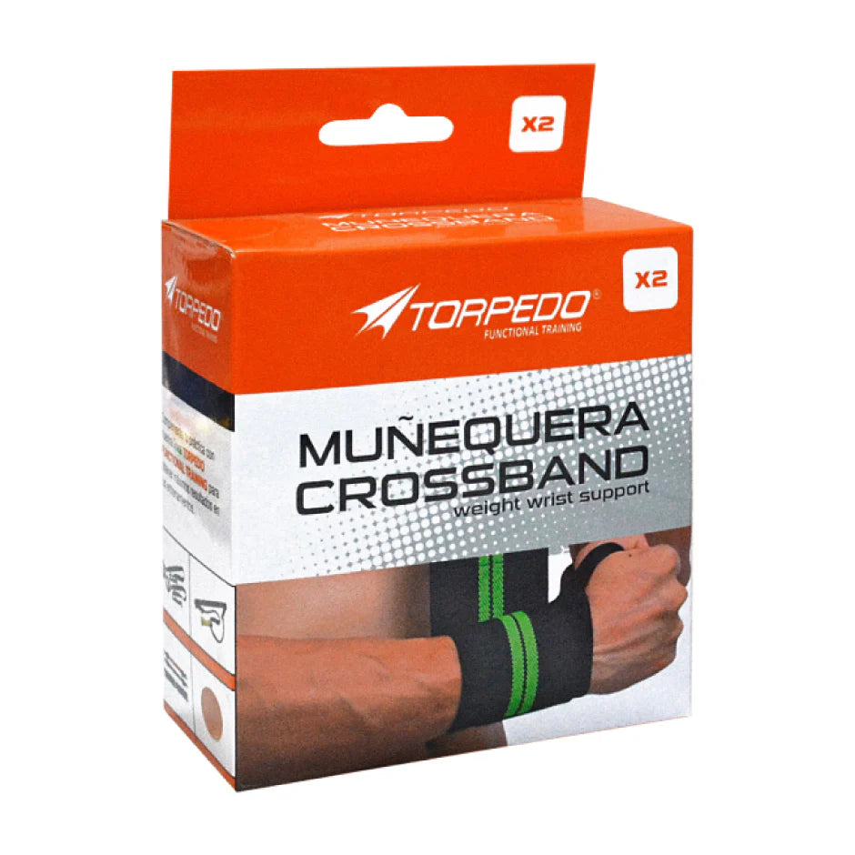 MUÑEQUERA TORPEDO CROSSBAND PAR NG-VD 50X8CM