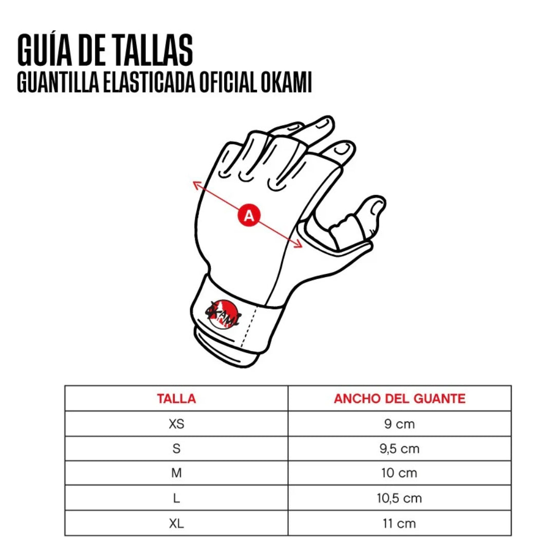 GUANTILLA TAEKWONDO OFICIAL ELASTICADA BLANCO