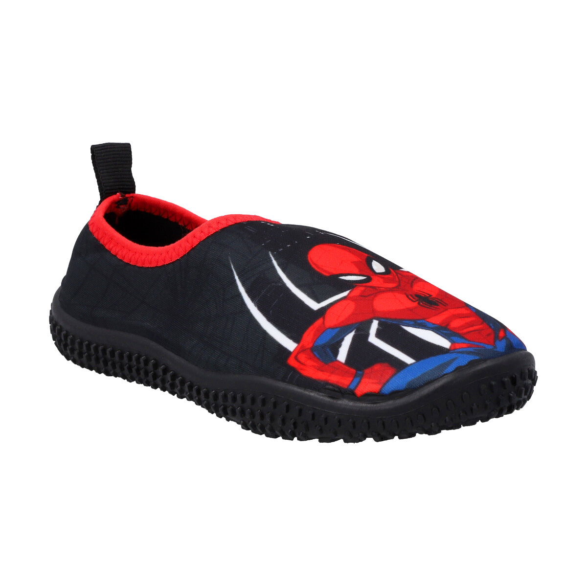 ZAPATILLA DE AGUA SPIDERMAN NEGRO