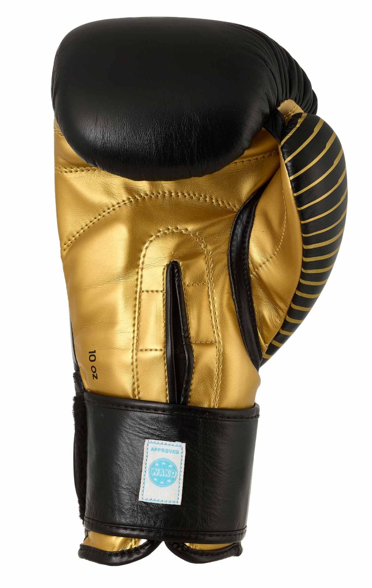 GUANTE KICK BOXING ADIDAS COMPETICION WAKO BLACK GOLD