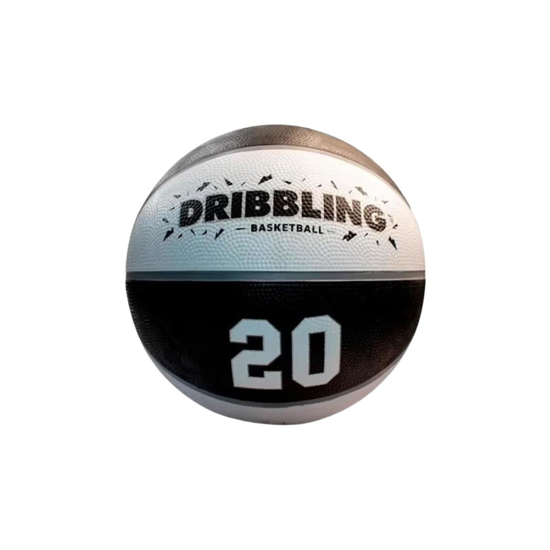 BALON BASQUETBOL DRB FUNBALL BLANCO/NEGRO Nº7