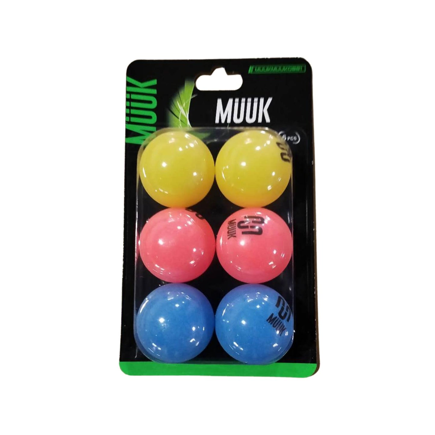 Pelotas De Ping Pong Muuk 6 uni.