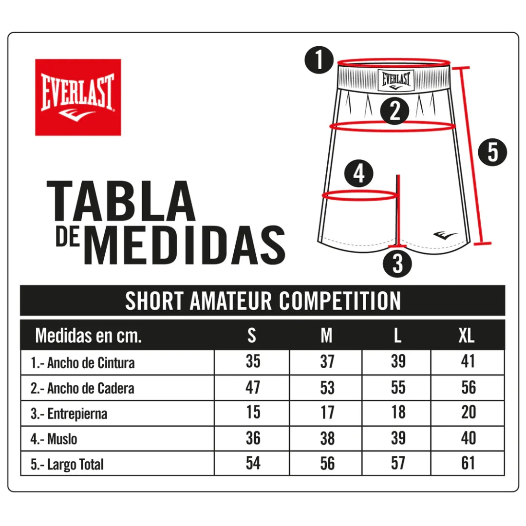 SHORT BOX EVERLAST AMATEUR COMPETICION AZUL