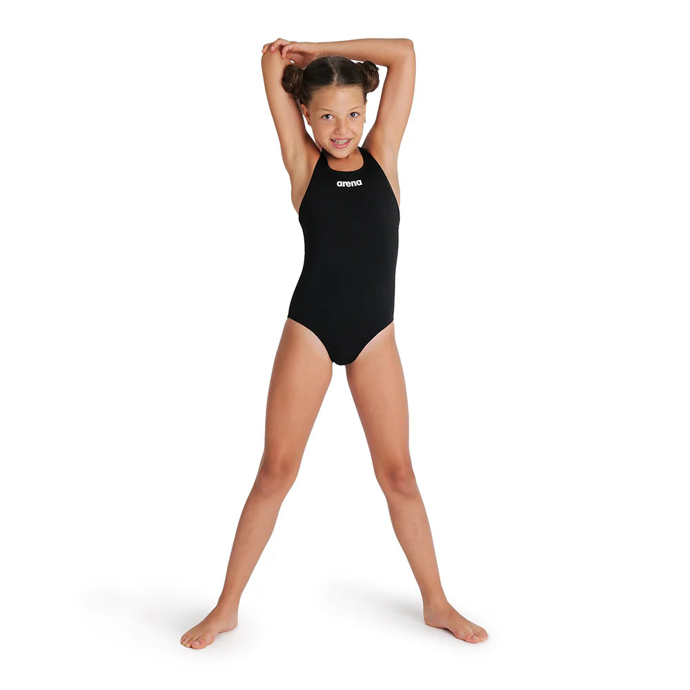 TRAJE BAÑO ARENA NIÑA SWIMSUIT SWIM PRO SOLID BLACK