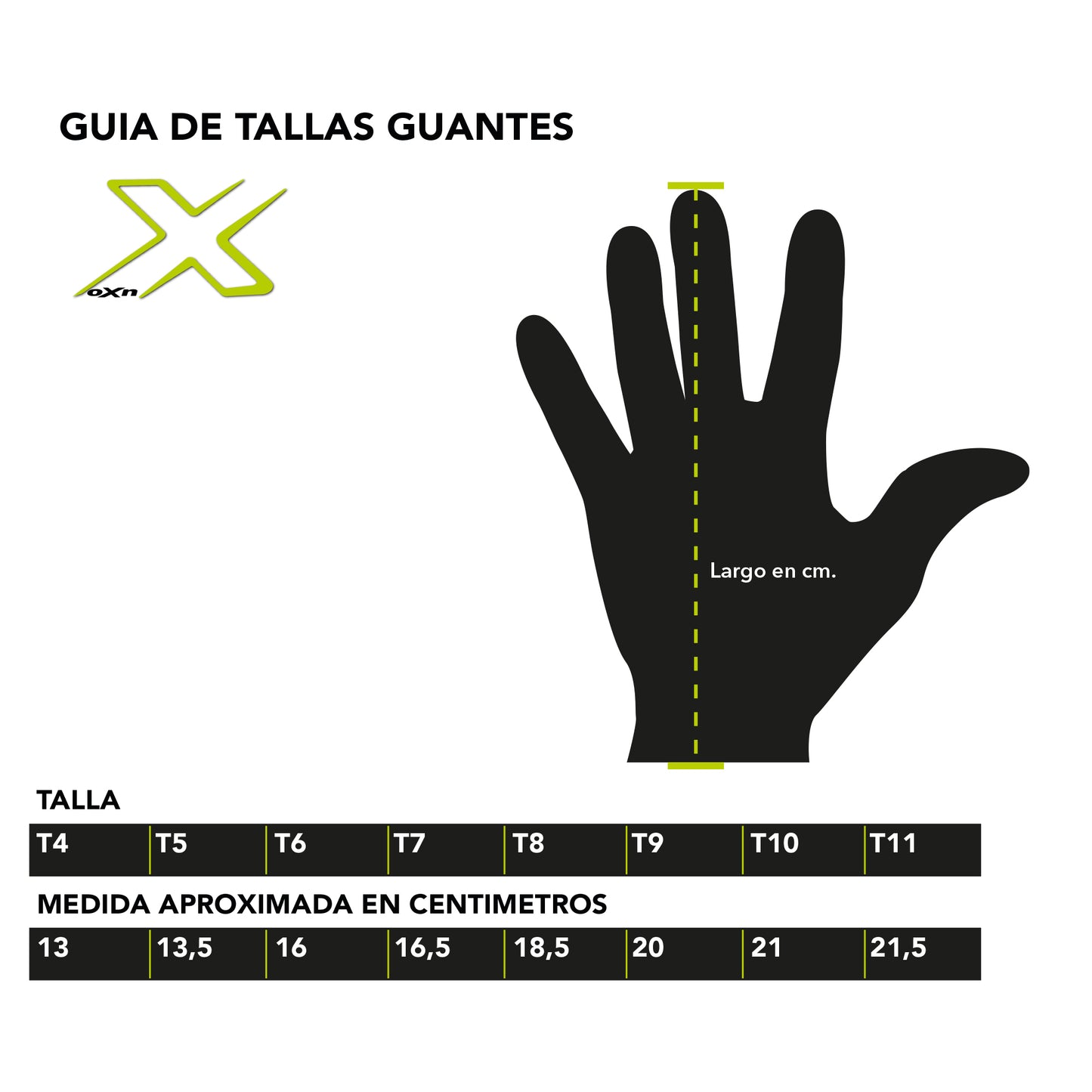 GUANTE ARQUERO OXN RAYO BLANCO LIMA