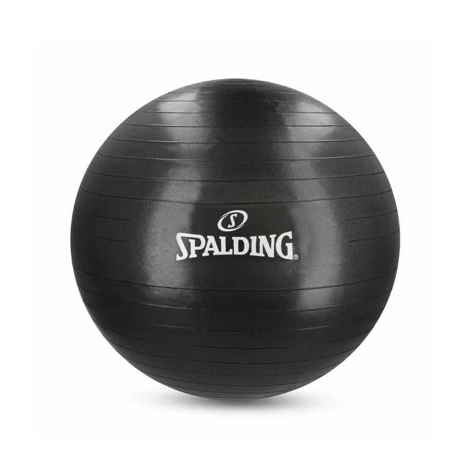 BALON PILATES SPALDING 75CM NEGRO