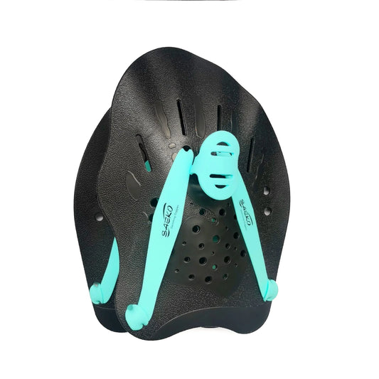 MANOPLA DE NATACION HAND PADDLE NEGRO/CALIPSO