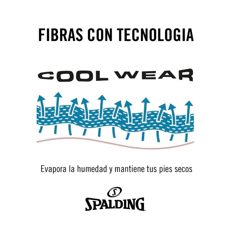 TRIPACK CALCETINES SPALDING ROSA/GRIS/CELESTE
