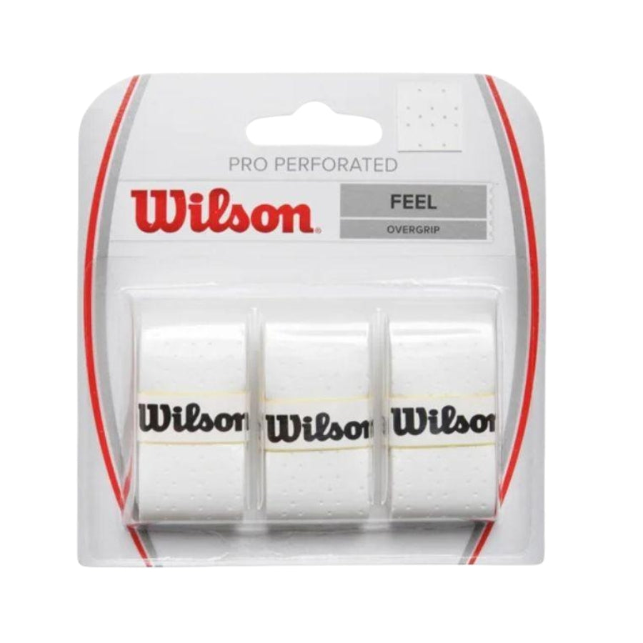 OVERGRIP WILSON PRO PERFORATED X3 BLANCO