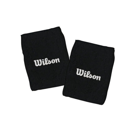 MUÑEQUERA TOALLA WILSON DOBLE NEGRA