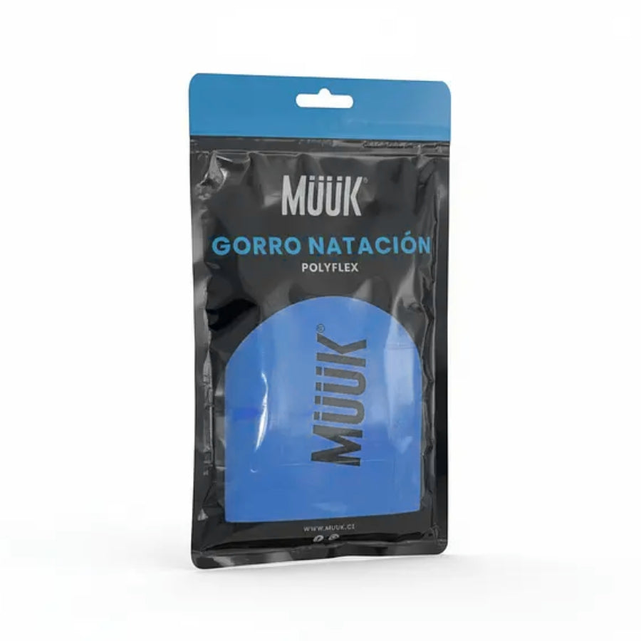 GORRO NATACION MUUK POLIFLEX AZUL