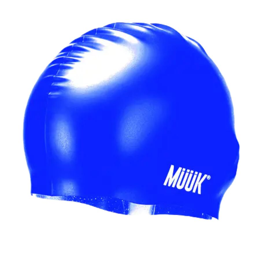 GORRO NATACION MUUK SILICONA AZUL