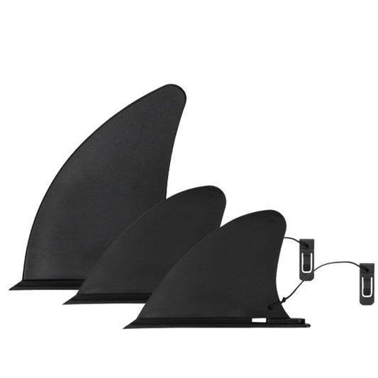 Pack Quillas Aletas Paddle Surf - 3 Unidades Negro