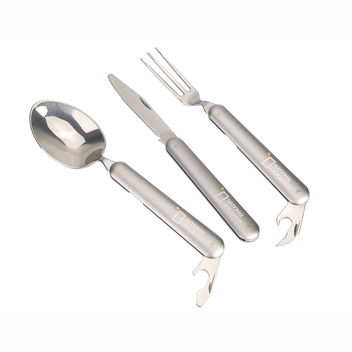 SET CUBIERTOS PLEGABLES NATIONAL GEOGRAPHIC