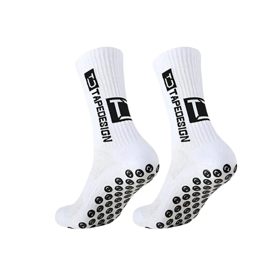 CALCETA ANTIDESLIZANTE TAPEDESIGN ADULTO BLANCO