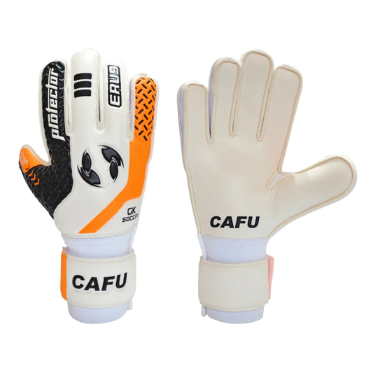 GUANTE ARQUERO CAFU ERUS FERULA BLANCO-NARANJO INFANTIL