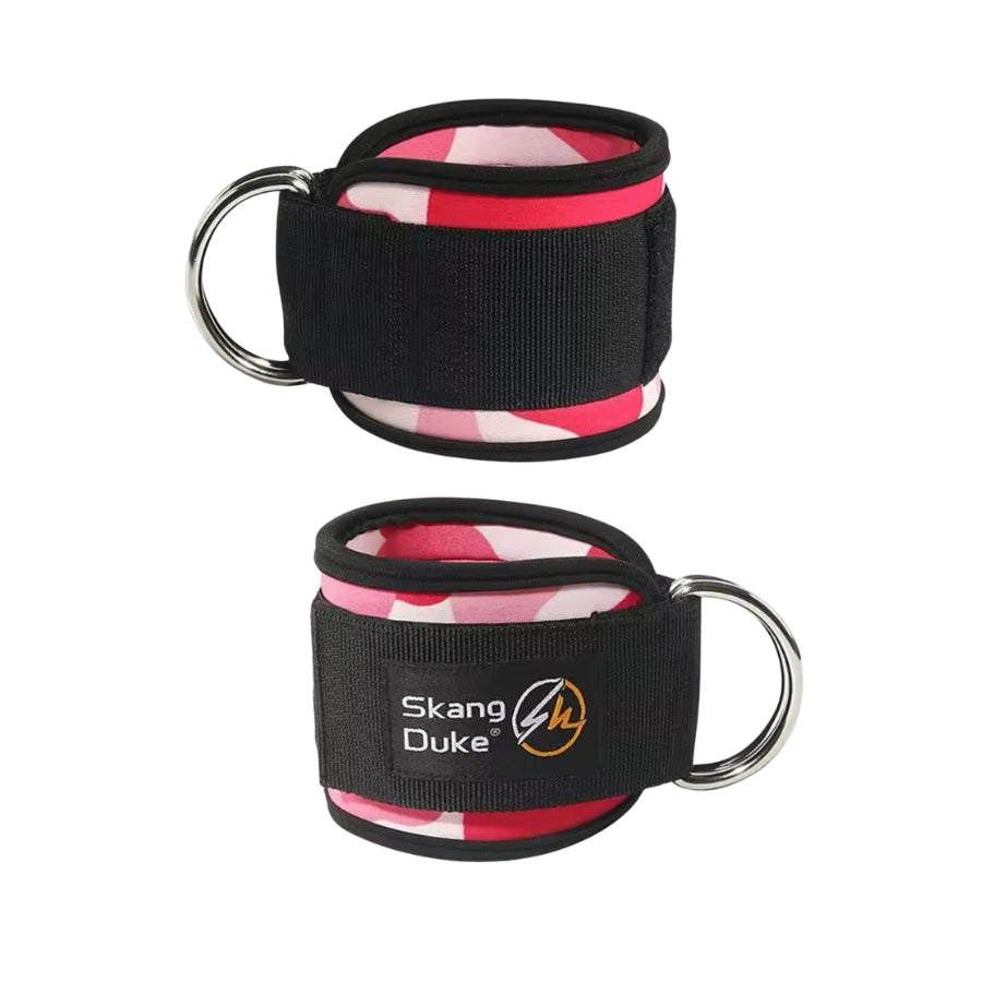 TOBILLERA POLEA PAR SKDK CAMUFLADO ROSADO ROJO