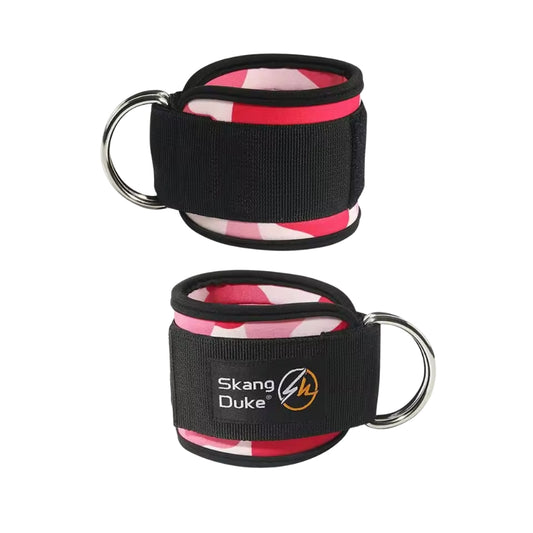 TOBILLERA POLEA PAR SKDK CAMUFLADO ROSADO ROJO