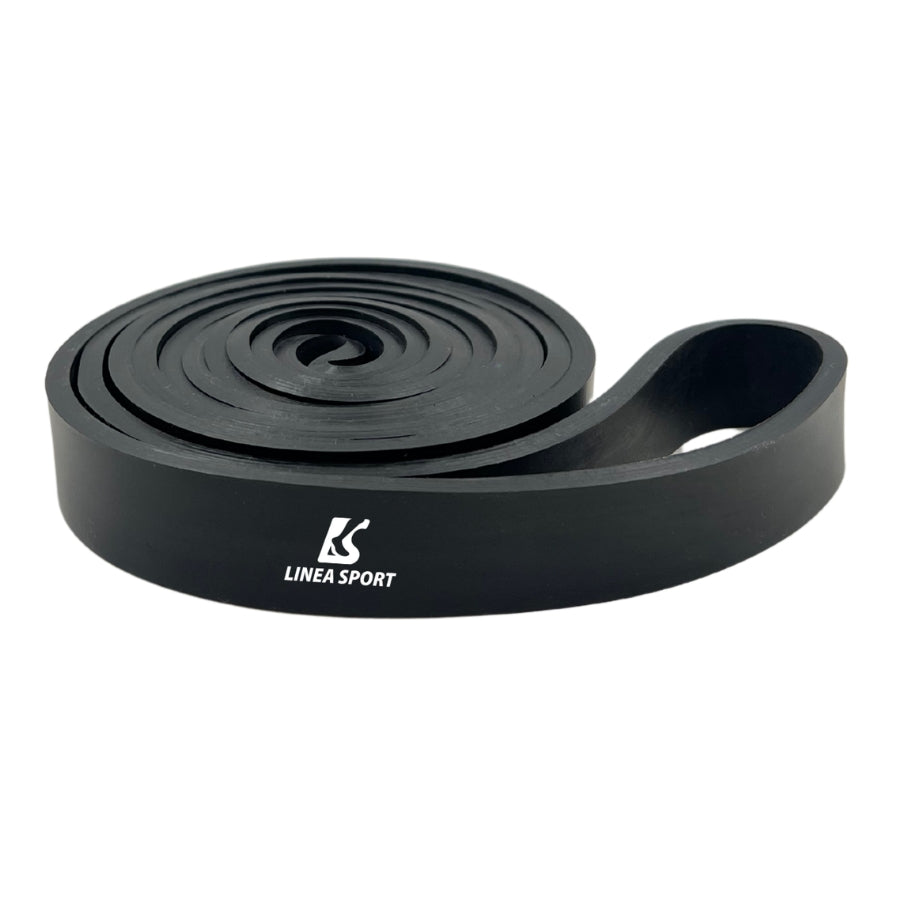 BANDA RESISTENCIA CALISTENIA LS 20MM 11-29KG NEGRO