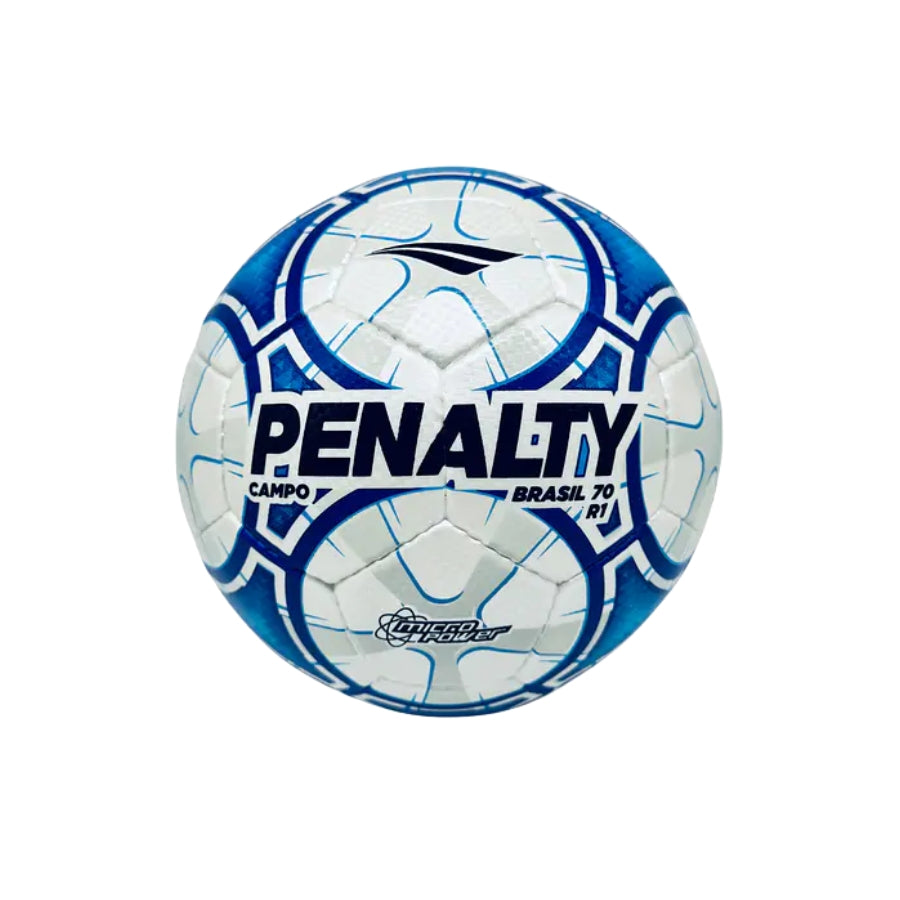 BALON FUTBOL PENALTY BRASIL 70 R1 BLANCO/AZUL Nº5