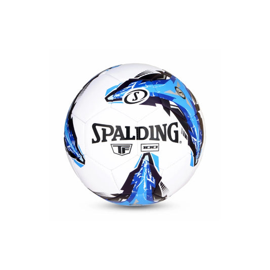 BALON FUTBOL SPALDING TF100 BLANCO AZUL Nº5
