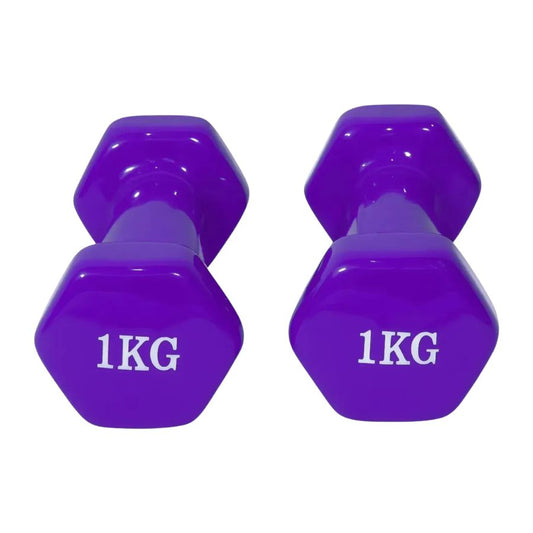 MANCUERNA RECUBIERTA PAR 1KG MORADO LS
