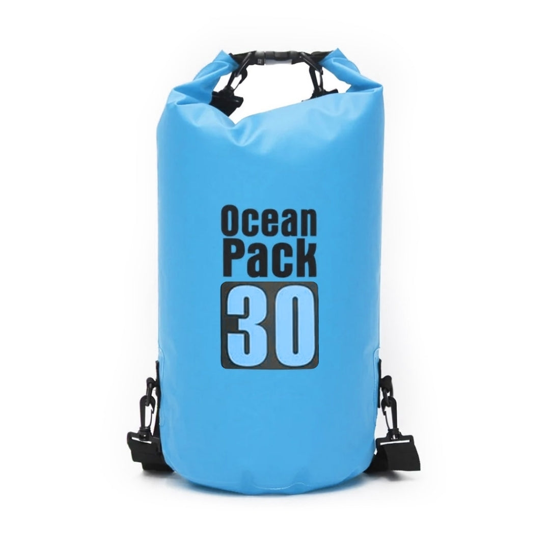 BOLSO SECO 30 LT CELESTE