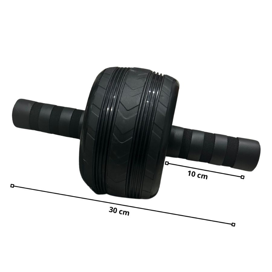RUEDA ABDOMINAL LS ANCHA NEGRA
