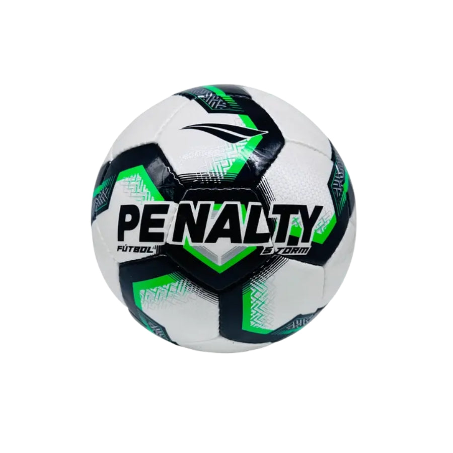 BALON FUTBOL PENALTY STORM XXV NEGRO VERDE Nº5