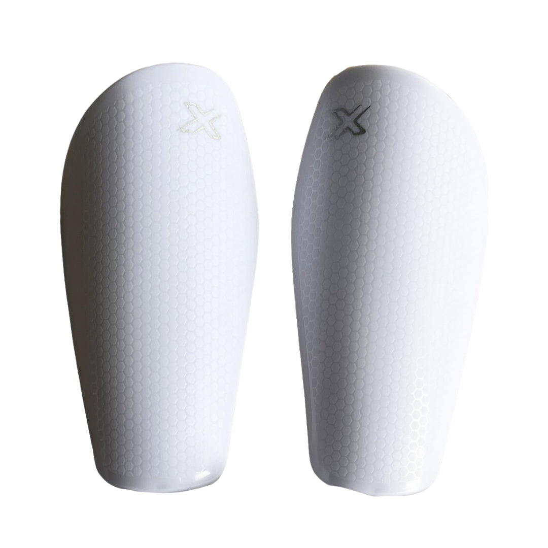 CANILLERA FUTBOL OXN SIN VELCRO BLANCO