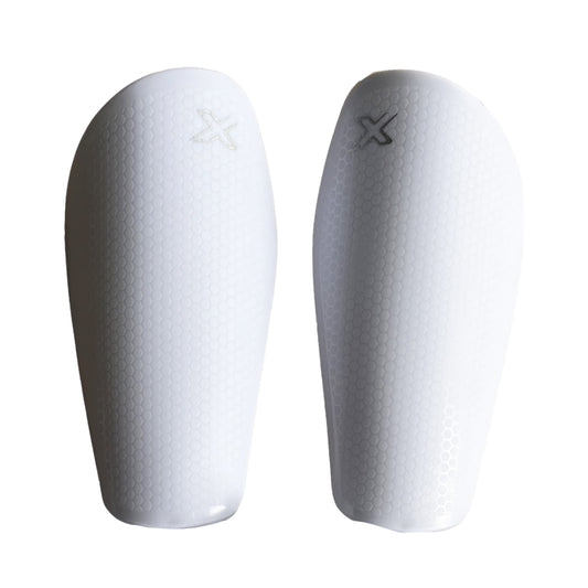 CANILLERA FUTBOL OXN SIN VELCRO BLANCO