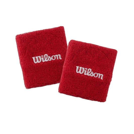 MUÑEQUERA TOALLA WILSON DOBLE ROJO