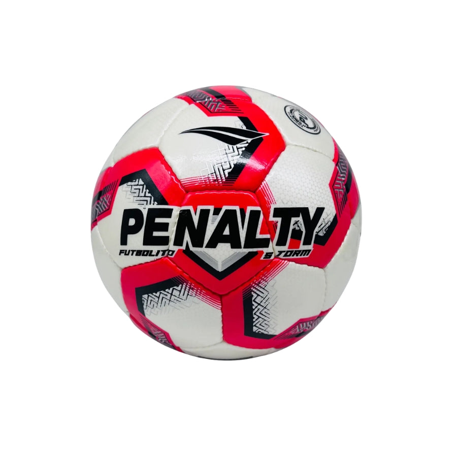 BALON FUTBOLITO PENALTY STORM XXV ROJO NEGRO Nº4