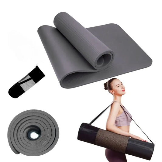 MAT DE YOGA NBR GRIS 10MM