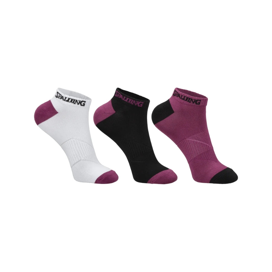 TRIPACK CALCETINES SPALDING CORTOS PUNTA TALON