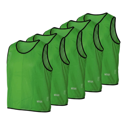 SET 5 PETOS ENTRENAMIENTO MUUK VERDE FLUOR