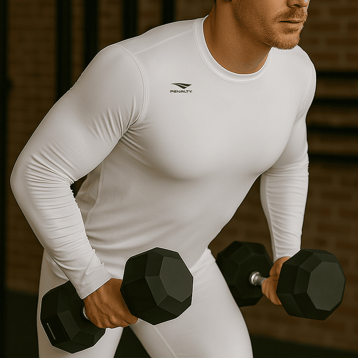 PRIMERA CAPA PENALTY SKIN TERMICA MANGA LARGA 075 BLANCO