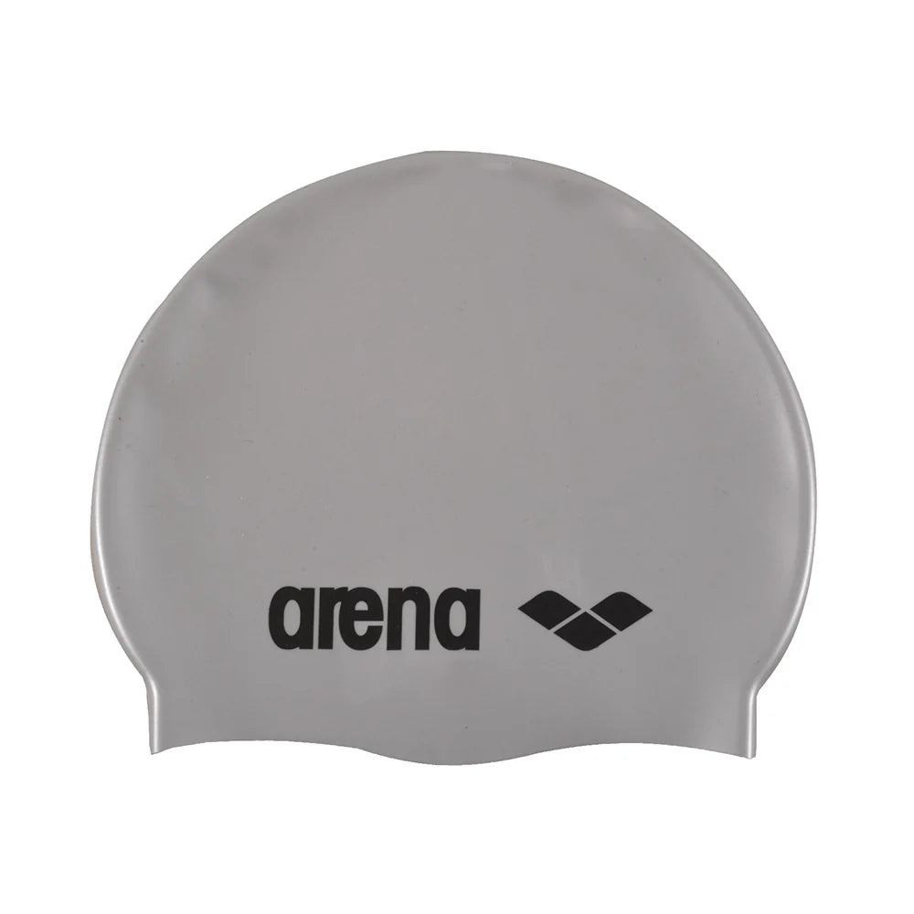 GORRO NATACION ARENA CLASSIC SILICONE GRIS