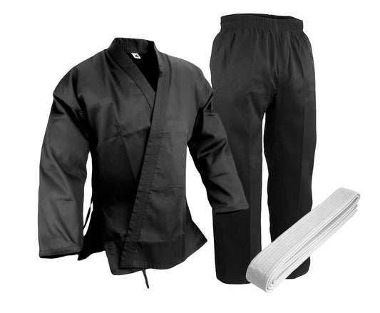 TRAJE DE KARATE OKAMI TWILL NEGRO